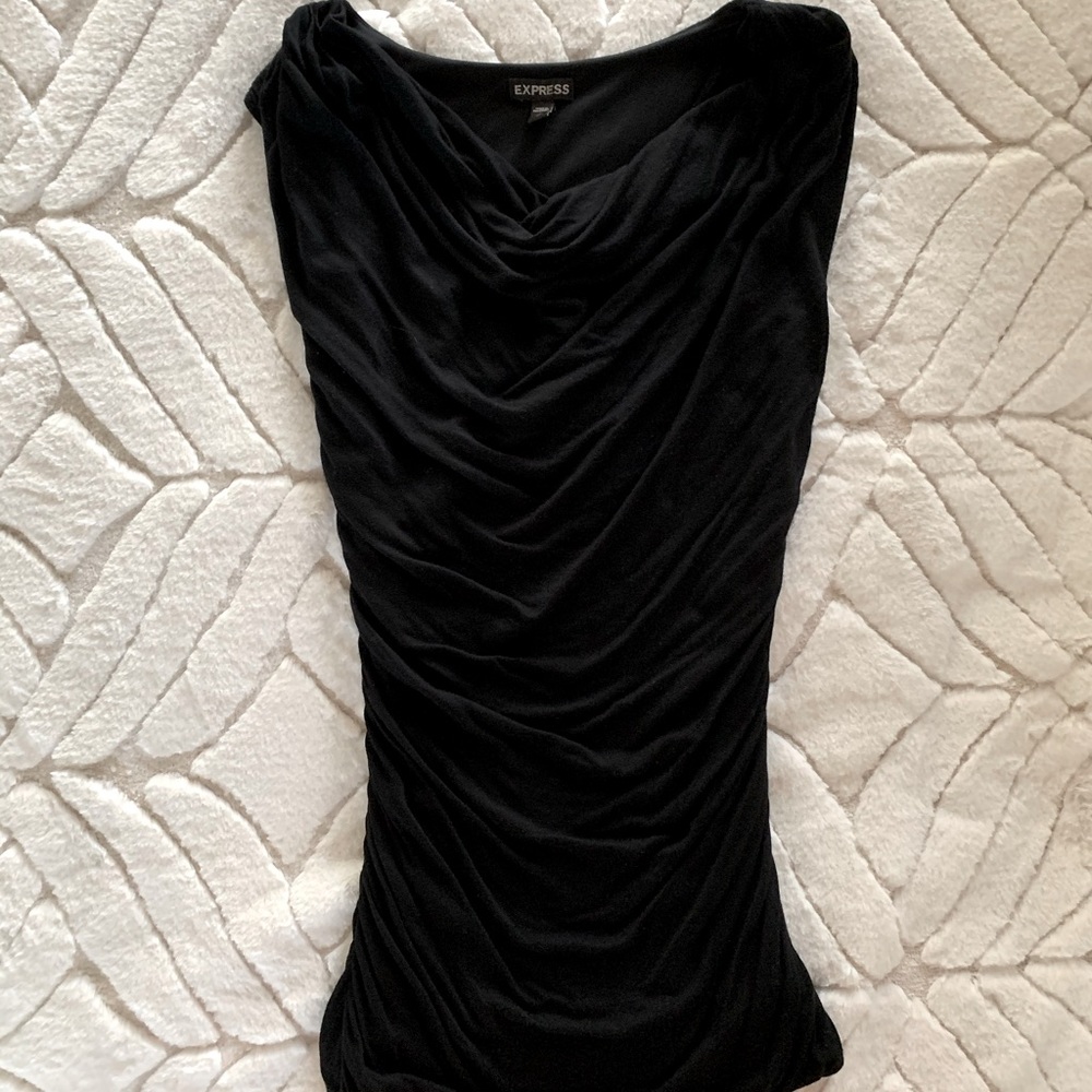 Black Express Sleeveless Top